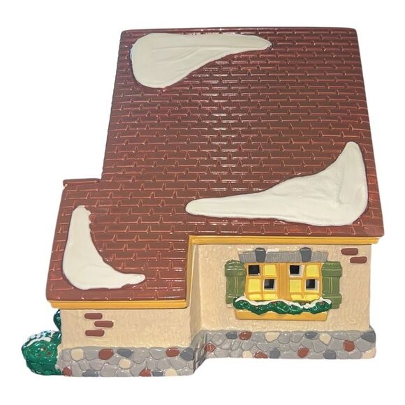 Department 56 Snow Village 1994 Carmel Cottage #5466-6 Retired Ceramic EUC - Picture 3 of 10